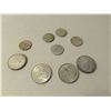 Image 4 : 4 x 1967 SILVER Canadian Quarters + 5 1967 dimes
