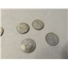 Image 5 : 4 x 1967 SILVER Canadian Quarters + 5 1967 dimes