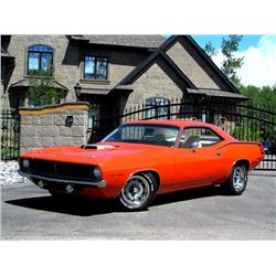 4:00 PM SATURDAY FEATURE! 1970 PLYMOUTH CUDA 340 6 PACK SHAKER ROTISSERIE RESTORATION