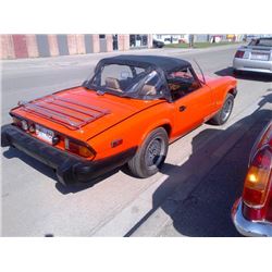 1980 BRITISH TRIUMPH SPITFIRE CONVERTIBLE