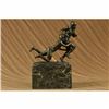 Image 1 : Two Muscular Football Players Rugby NFL Trophy Bronze Sculpture