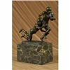 Image 4 : Two Muscular Football Players Rugby NFL Trophy Bronze Sculpture
