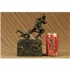 Image 5 : Two Muscular Football Players Rugby NFL Trophy Bronze Sculpture