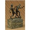 Image 3 : Two Soccer Player FIFA Bronze Sculpture