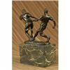 Image 4 : Two Soccer Player FIFA Bronze Sculpture