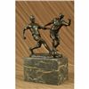 Image 5 : Two Soccer Player FIFA Bronze Sculpture