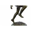 Image 3 : Football Player Bronze Sculpture on Marble base Statue