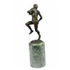 Image 5 : Football Player Bronze Sculpture on Marble base Statue