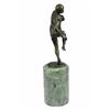 Image 7 : Football Player Bronze Sculpture on Marble base Statue