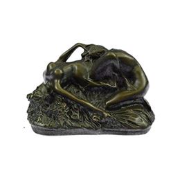 Erotic Art Two Girl Lovers Bronze Sculpture