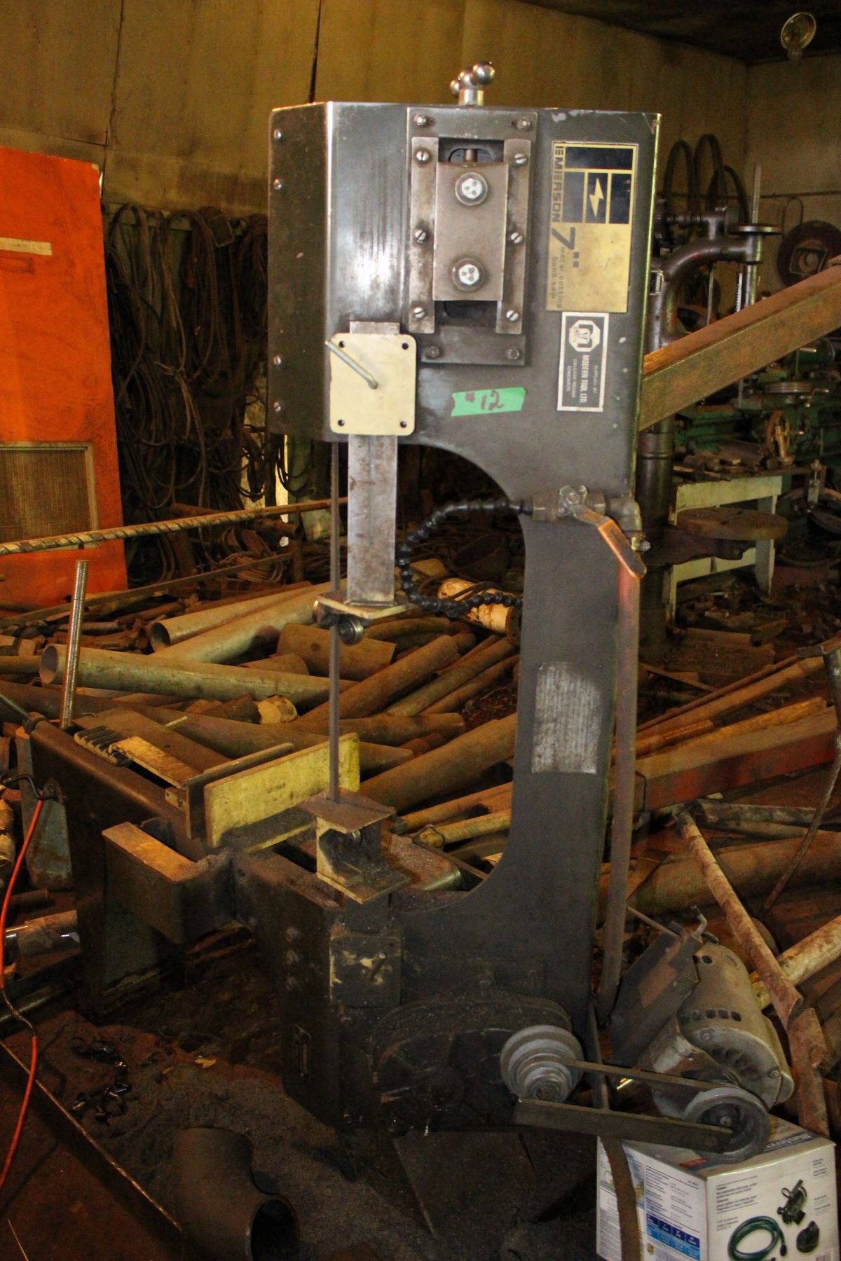 Emerson 7" Metal Cutting Bandsaw; with Coolant Attachment