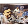 Image 2 : Babe Ruth FRAMED Memorabilia (APPROX 36" X 24")