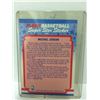 Image 2 : 1988-89 Fleer Basketball Michael Jordan Super Star Sticker Card # 7/11