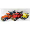 Image 1 : 3  FORD TOW TRUCKS, TEXACO, MICHELIN, AND Y.M. TOWING