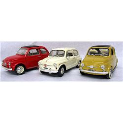3 FIAT CARS