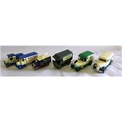 6 MILK AND GROCERY TRUCKS