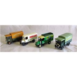 4 ASSORTED CORGI TRUCKS