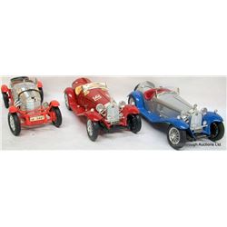 3 VINTAGE RACE CARS