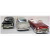 Image 1 : 3  CARS FROM THE 50S