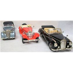 3 CLASSIC MERCEDES BENZ CARS