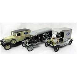 3 FORD BRANDED PARTS DELIVERY TRUCKS