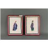 Image 2 : Pair Chinese Watercolour Painting on Paper Framed