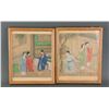 Image 1 : Pair Chinese Watercolour on Silk with Frame
