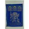 Image 1 : Tangka Buddha on Silk With Red Seal on Back
