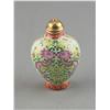 Image 1 : 18/19th C. Falangcai Snuff Bottle Qianlong Mark