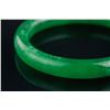 Image 2 : Burma Fine Green Jadeite Bangle w/ GIA Certificate