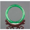 Image 3 : Burma Fine Green Jadeite Bangle w/ GIA Certificate