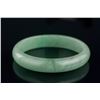 Image 1 : Burma Green Jadeite Carved Bangle