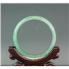Image 3 : Burma Green Jadeite Carved Bangle