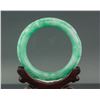 Image 3 : Burma Green Jadeite Carved Bangle