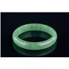 Image 1 : Burma Green Jadeite Carved Bangle
