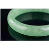 Image 2 : Burma Green Jadeite Carved Bangle
