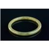 Image 1 : Burma Green Jadeite Carved Thin Bangle