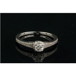 14k Gold, 0.22ct & 0.12ct Diamond Ring CRV$3192