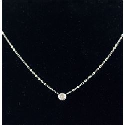 0.52ct 10k White Gold Necklace CRV $1950