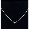 Image 1 : 0.52ct 10k White Gold Necklace CRV $1950