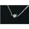 Image 2 : 0.52ct 10k White Gold Necklace CRV $1950