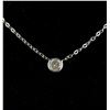 Image 4 : 0.52ct 10k White Gold Necklace CRV $1950