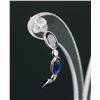 Image 2 : 3.5ct Sapphire & 0.2ct Diamond Earrings CRV $1600
