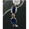 Image 4 : 3.5ct Sapphire & 0.2ct Diamond Earrings CRV $1600
