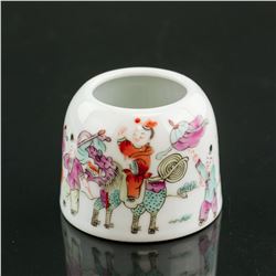 Chinese Famille Rose Porcelain Water Pot Tongzhi