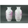 Image 3 : Pair Chinese Republic Famille Rose Porcelain Vase