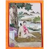 Image 3 : 2PC Chinese Famille Rose Porcelain Painting Plaque