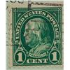 Image 2 : 2 PC Scarce US 1923 Rotary Perf 11 One Cent Stamp