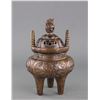 Image 1 : Chinese Bronze Dragon Censer with Qianlong Mark
