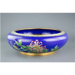 Chinese Fine Chrysanthemum Cloisonne Water Pot